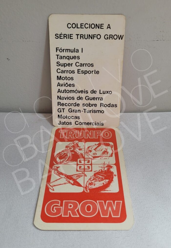 01 ª Edição - GROW - Carta Colecione