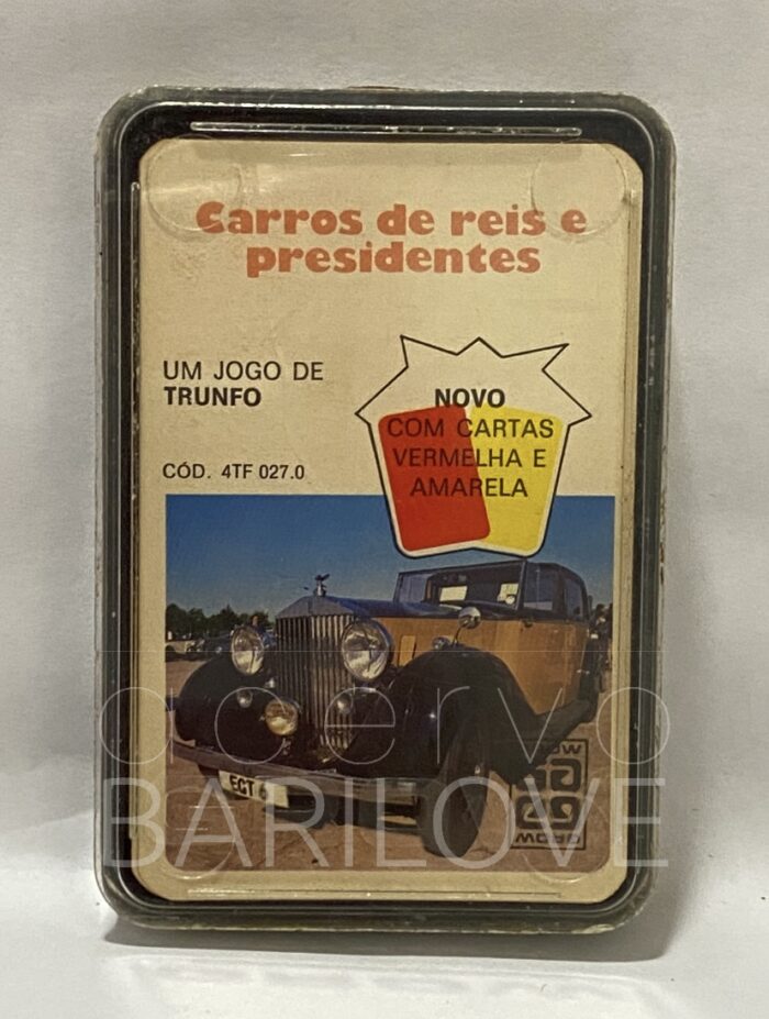 Super Trunfo Grow Carros de Reis e Presidentes - Código 4TF027.0