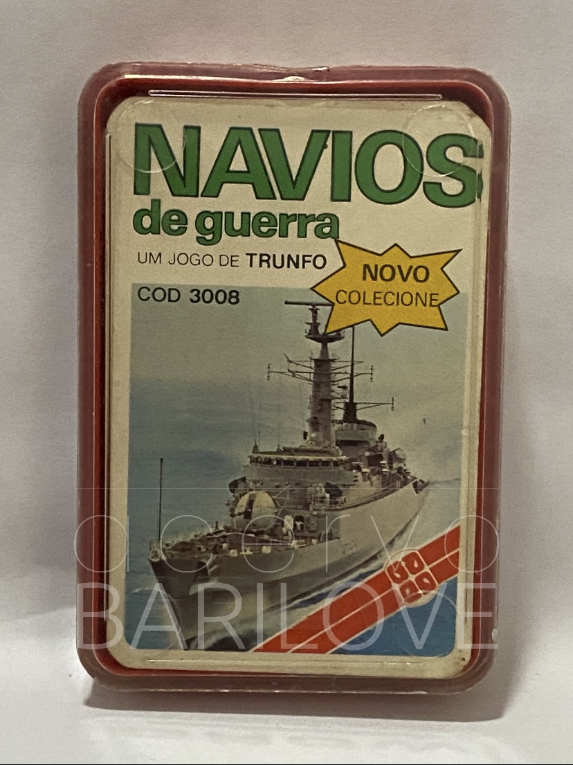 Quem se lembra do Super Trunfo de Navios de Guerra dos anos 80