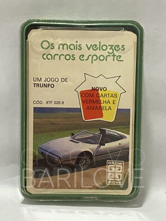 Super Trunfo Grow Os Mais Velozes Carros Esporte - Código 4TF028.8